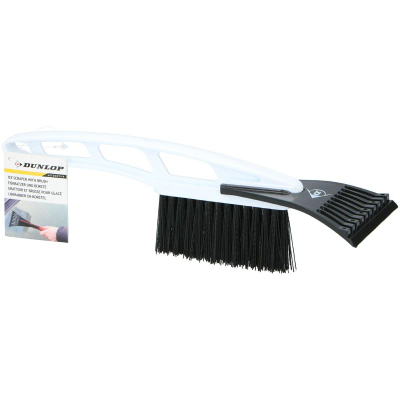 Kruajtëse akulli me furçë Dunlop, 2 në 1, 31cm, e bardhë