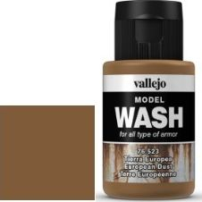 Bojë larëse Vallejo Model Wash 76523 European Dust, 35ml, ngjyrë pluhuri