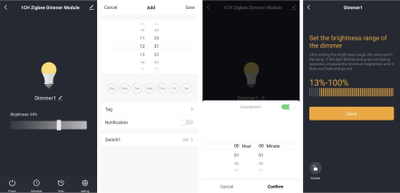 Kontrollues drite WiFi Tuya OXT SWT24, një kanal, app Android / iOS, i bardhë