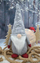 Dekor Krishtlindjesh Saska Garden Christmas, xhuxh 45 cm, gri