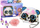 Set portofol për goca Panda Cufflinks Wallet, me xixa, me aksesorë flokësh, shumëngjyrësh