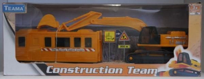 Eskavator lodër Teama (001-22872), 1:48, portokalli
