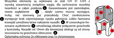 Kokë çelësi Proxxon TX E8, 3/8"