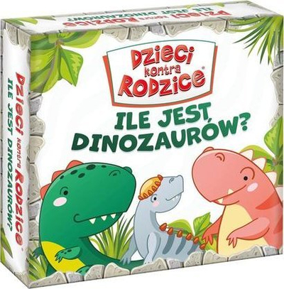 Lojë me letra Kangur Kids versus Parents How many dinosaurs are there, për fëmijë 6+, shumëngjyrëshe