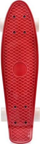 Skateboard Meteor Plastic 22630, 56cm, deri 100kg, i kuq