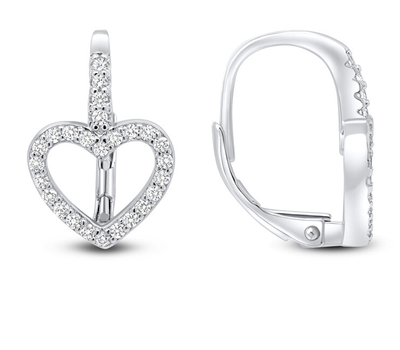 Vathё Brilio Silver Hearts EA25