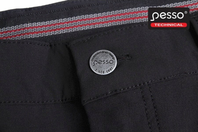 Pantalona pune Pesso Mercury Stretch, me plot xhepa, me përforcime te gjunjët, të zeza