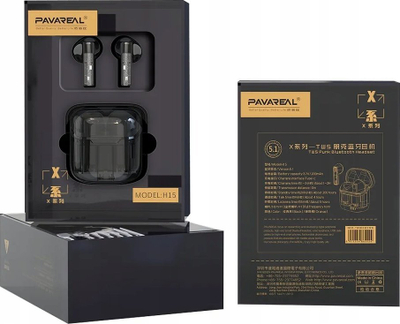 Kufje wireless Pavareal PA-H15, Bluetooth 5.0, TWS, të zeza