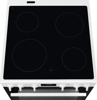 Furrë me pianurë qelq‑keramike Electrolux LKR64021AW, AirFry, me ventilim, e bardhë