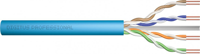 Kabllo rrjeti Digitus DK-1613-A-VH-5, Cat 6A U/UTP, 500m, blu