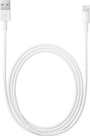 Kabllo karikimi Economy USB Lightning, 1m, 2A, e bardhë