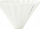 Dripper kafe Origami M, porcelan, masa M, i bardhë