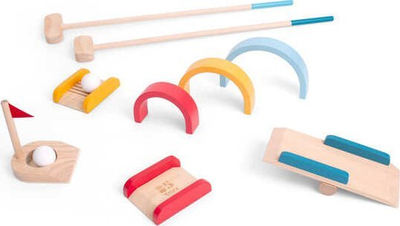 Lojë golfi BS Toys, prej druri, shumëngjyrëshe