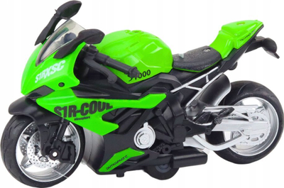 Lodër motoçikletë sportive me fërkim, shumëngjyrëshe, për fëmijë