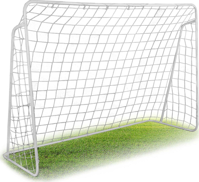 Portë futbolli Neo-Sport NS-457, 215x153cm, çelik, e bardhë
