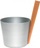 Kovë saune Rento Design, alumin, 5L, gri natyrale