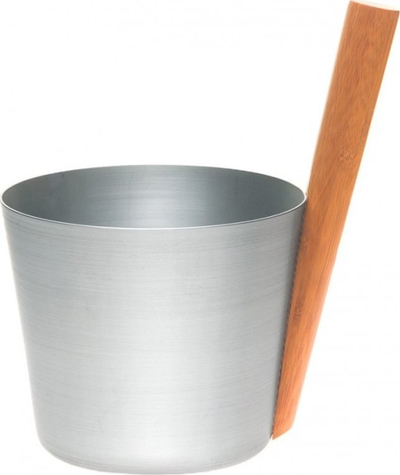 Kovë saune Rento Design, alumin, 5L, gri natyrale