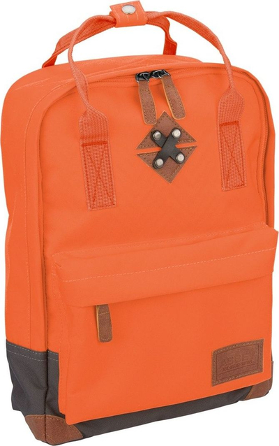 Çantë shpine Abbey Backpack Small Bloc, uniseks, që s’e kap uji, portokalli antracit