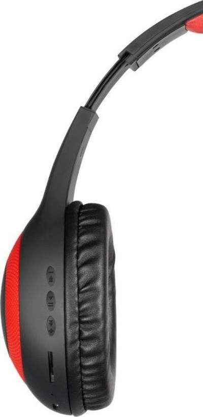 Kufje Defender Freemotion B575, të zeza / të kuqe