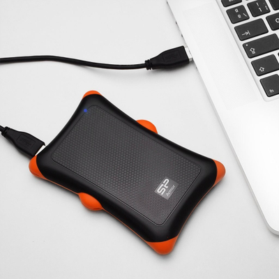 Disk i jashtëm HDD Silicon Power Armor A30, 1TB, USB 3.0, i zi