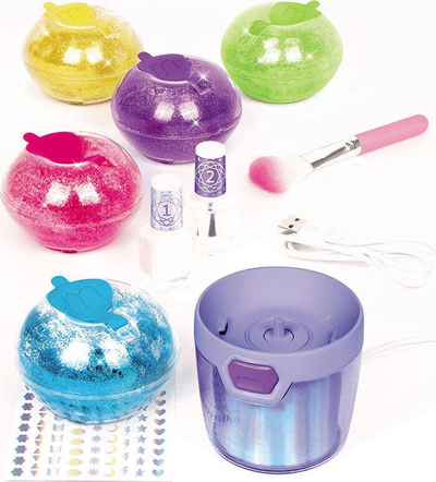 Set për thonj Make It Real Party Nails Glitter, DIY, shumëngjyrësh