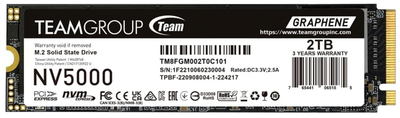 SSD TEAM NV5000, 2TB, M.2 NVMe PCIe Gen4x4