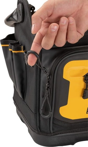 Çantë veglash DeWalt Pro Tool Tote 500mm, bazë plastike rezistente ndaj ujit, e verdhë e zezë