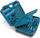 Set veglash mekanike Makita E-10883, 221 pjesë, në kuti, blu