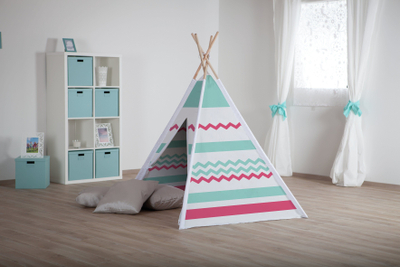 Çadër loje Play Tent Tepee, për kalamaj, shumëngjyrëshe