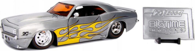Model veture Jada Chevrolet Camaro 1969, die-cast, shkalla 1:24, argjendtë