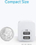 Karikues Anker 320, 12W, 2 porta USB, i bardhë