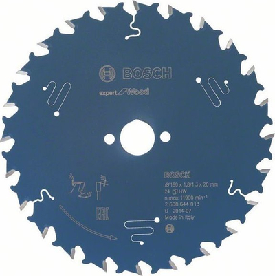 Teh sharre Bosch Expert for Wood 160mm, 24 dhëmbë, për dru