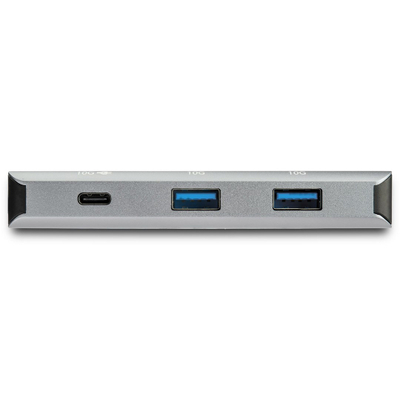 USB hub StarTech HB31C3A1CPD3, USB C, 3 porta USB, gri e zezë