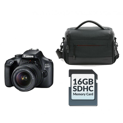 Canon EOS 4000D 18-55mm + Çantë + 16GB