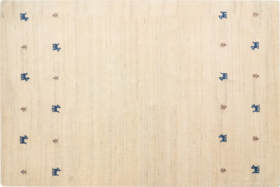 Tapet YALI Wool Gabbeh, 200 x 300 cm, lesh, bezhë e çelët