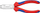 Pincë zhveshëse kabllosh Knipex 13 02 165, 165 mm, çelik krom vanadium, e kuqe blu