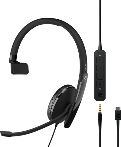 Kufje wireless EPOS ADAPT 231, Bluetooth, me mikrofon, të zeza