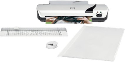 Комплет за ламинирање GBC Inspire+ 4 во 1, A4 ламинирач, сечач за хартија, бел