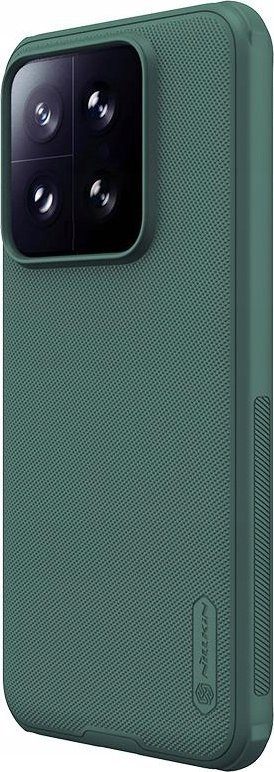 Këllëf telefoni Nillkin Super Frosted Pro për Xiaomi 14, antirrëshqitës, mbrojtje e fortë, jeshile e errët