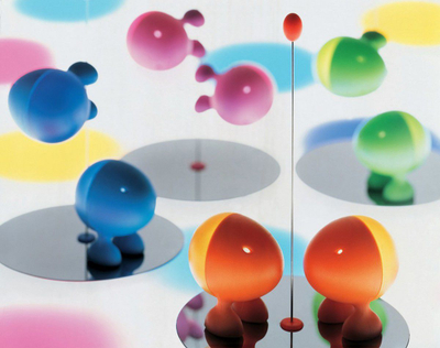 Set kripë dhe piper Alessi Lilliput, dizajn modern, plastikë, shumëngjyrësh