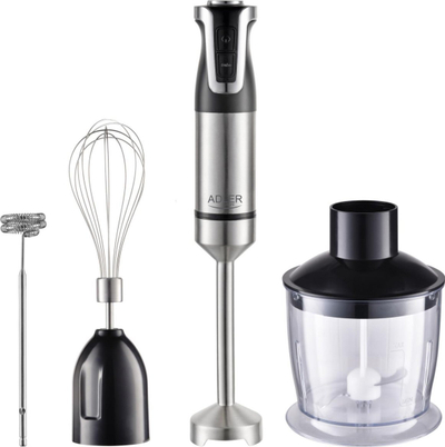 Set blender dore Adler AD 4627, 1800W, 20 shpejtësi, Turbo, inoks