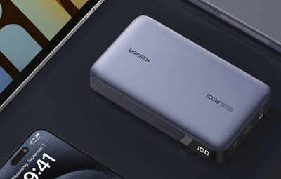 Karikues portativ Ugreen 25188, 20000mAh, PD 100W, gri