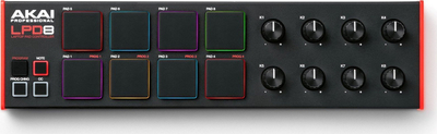 Kontrollus MIDI Akai Professional LPD8MK2, 8 pade, USB, i zi