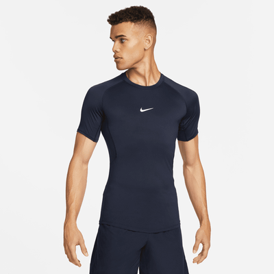 Bluza sportive Nike Pro Dri FIT, prerje e ngushtë, material Dri FIT, e zezë