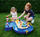 Lodër ujore dhe rëre Big Waterplay Holiday Peppa Pig, pistë uji, për fëmijë 3+
