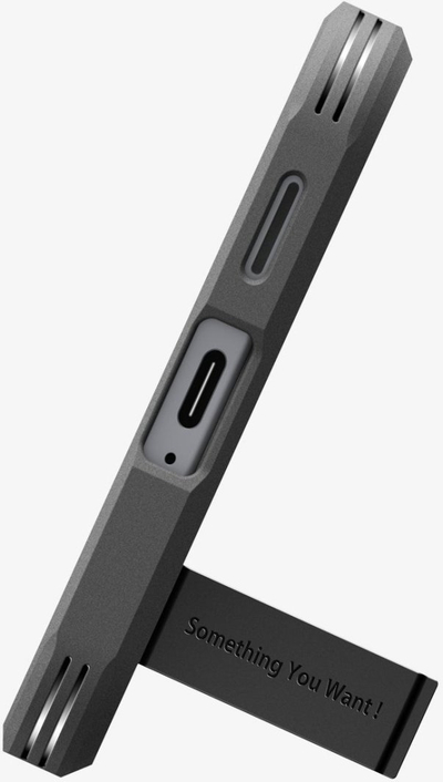 Mbulesë telefoni Spigen Tough Armor MagFit, 6.7", me kickstand, e zezë