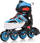 Patina inline Meteor INV S, të rregullueshme 30‑33, me rrota PU 70 mm, blu