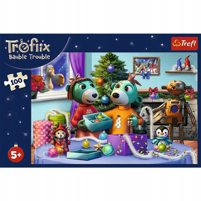 Сложувалка Trefl Treflik Family Holiday, 100 парчиња, 410 x 275 mm, повеќебојна