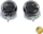 Drita mjegulle Mercedes H7 Smoke, 12V, set majtas–djathtas, të zeza
