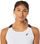 Fustan tenisi Asics Court Dress Women, material i ricikluar, i bardhë